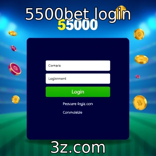 5500bet apresenta novas funções de login para usuários